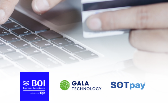 Bank of Ireland Payment Acceptance (BOIPA) integrates with Gala Technology
