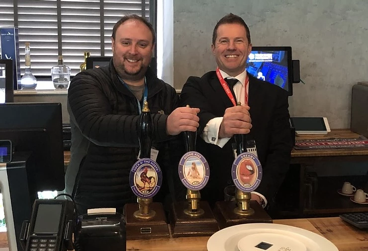 Jason Mace of Gala Technology and James Howard of Yorkshire Payments